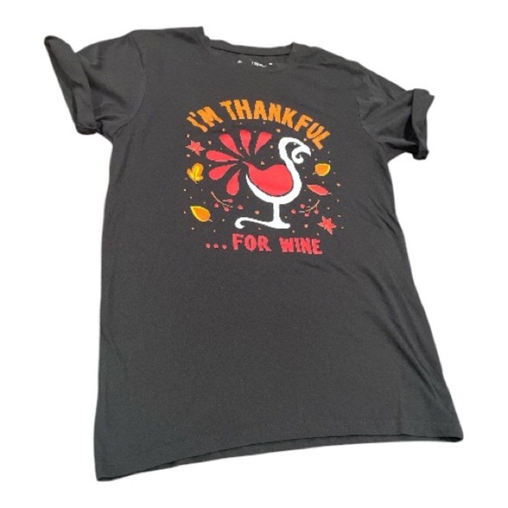 Women’s Graphic T-Shirt - Black - Size Small
